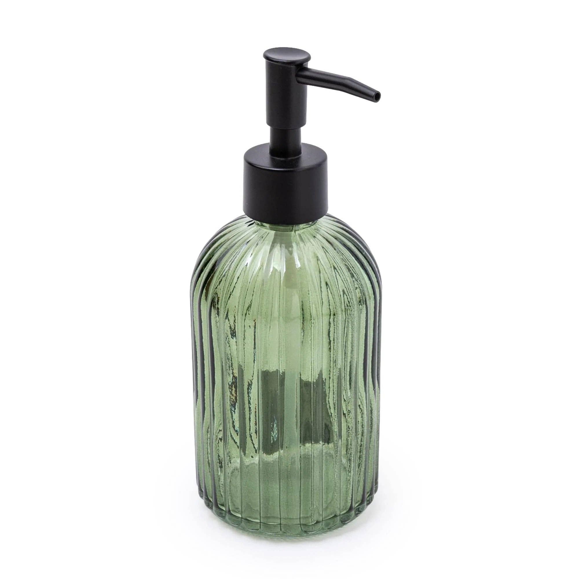 Candlelight Products Ltd – wholesale Soap dispenser – Green Glass Soap Dispenser 6PK2