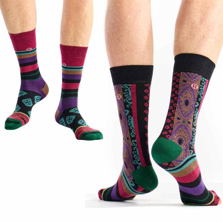 LMA5556 Men's Ethnic Socks Set for wholesale by Dub & Drino
