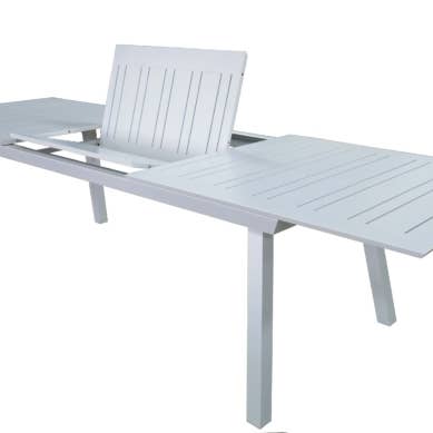 Extendable aluminum table 216/297x100xh77. for wholesale by LIFE IS