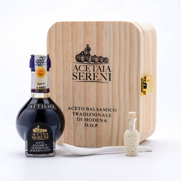 Traditional Modena Balsamic Vinegar DOP Attilio for wholesale by Acetaia Sereni