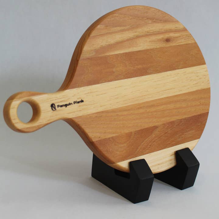 Round Hickory Cheese Board for wholesale by Penguin Plank