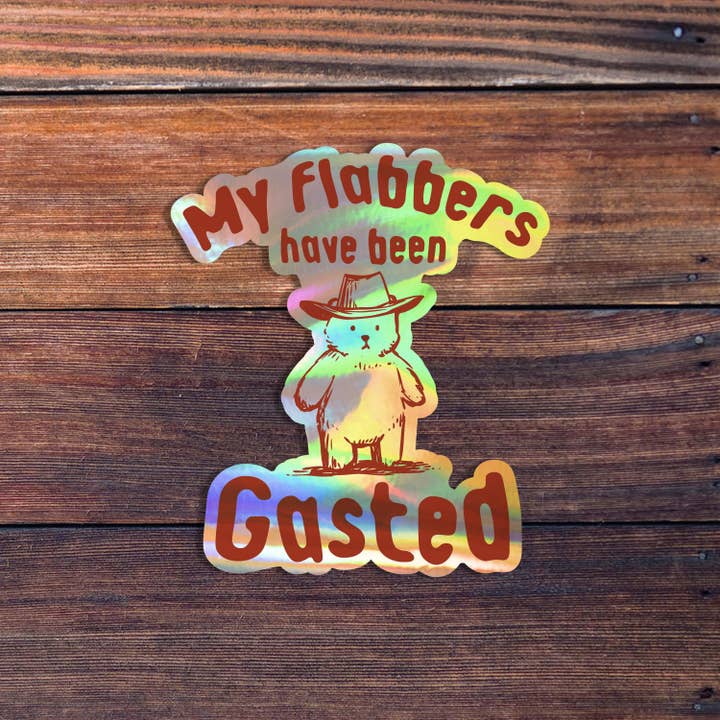 Sticker Horse - Wholesale Sticker - My Flabbers Have Been Gasted Sticker1