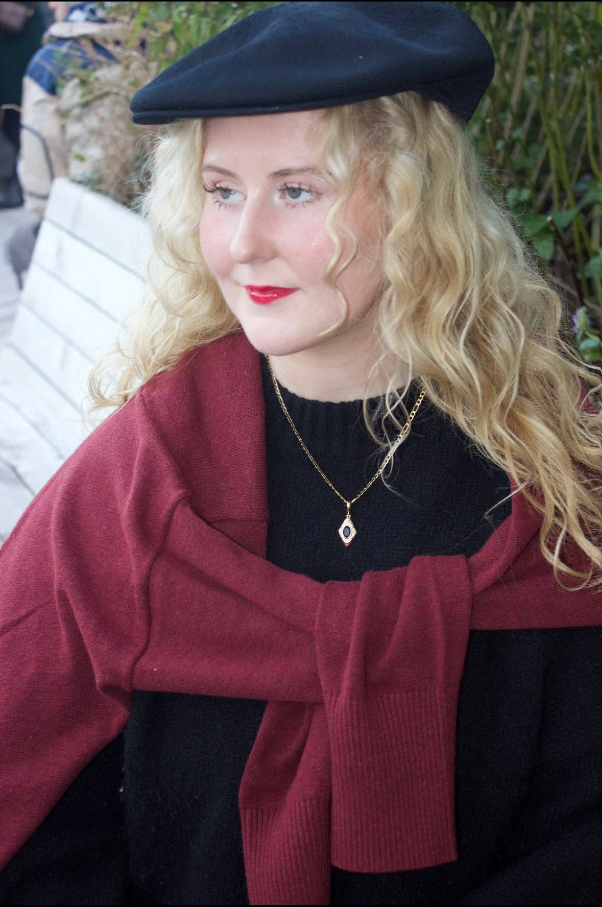 Valiente New York - Wholesale Pendant/Charm Necklace - Blu’ vintage necklace1