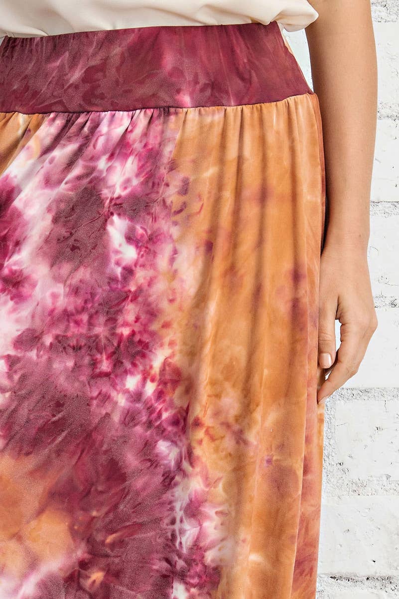 FSL Apparel - Wholesale Pants - Women's - SP6761 - TIE DYE PRINTED JERSEY CINCHED HAREM PANTS9