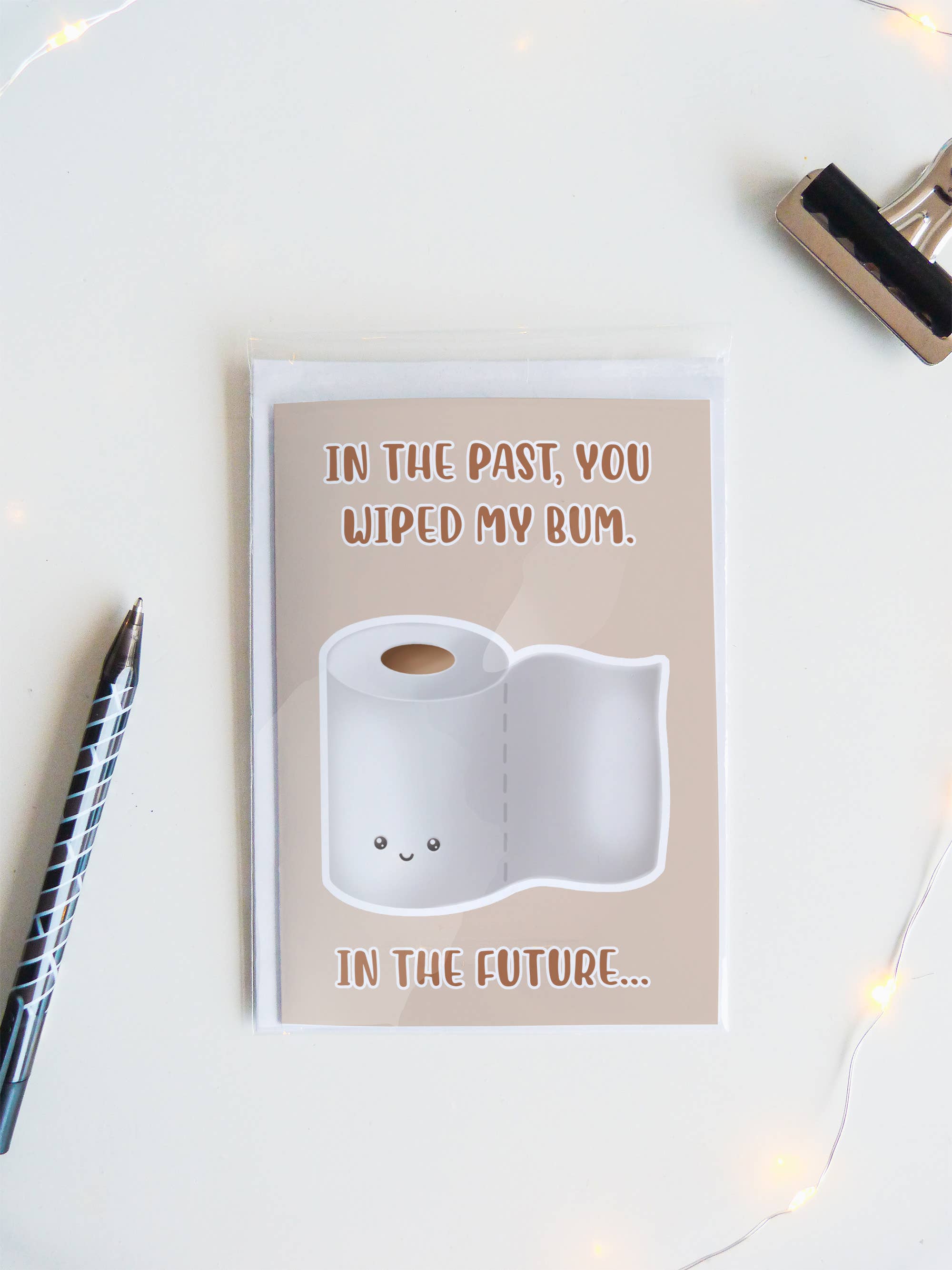 Join The Creative Side – Großhandel Vatertagskarten – Lustige Vatertagskarte „Früher hast du mir den Po gewischt“1