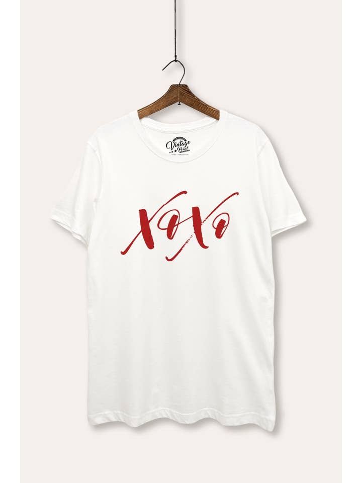 XOXO GRAPHIC BASIC CASUAL TEE for wholesale by PINK NABI
