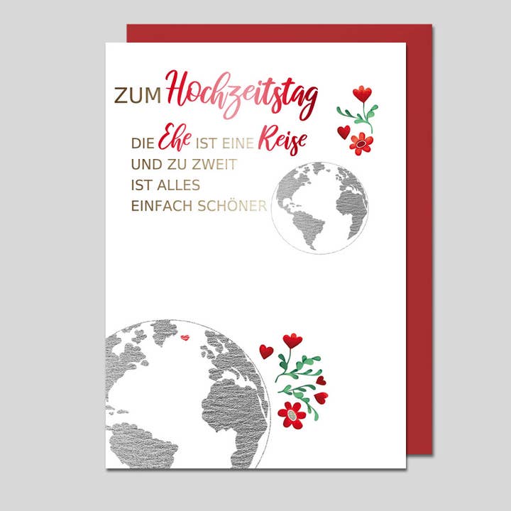 Jubilæum lykønskningskort for engroshandel hos Michel-Verlag GmbH