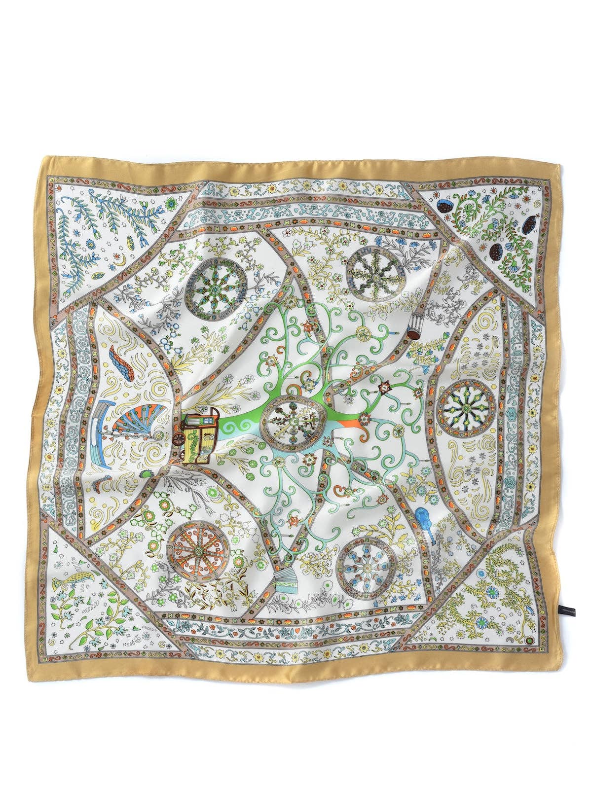 Funkyrel® Atzbranding Limited – wholesale Scarf – Women's – Scarvii - Vintage Pattern Square Scarf16