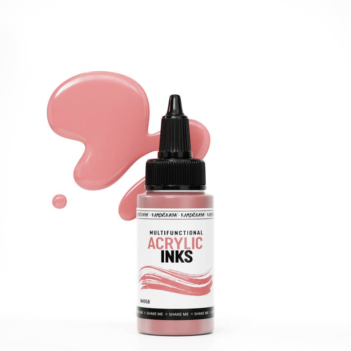Tinta Acrílica W4958 Salmão por atacado de KAMENSKAYA
