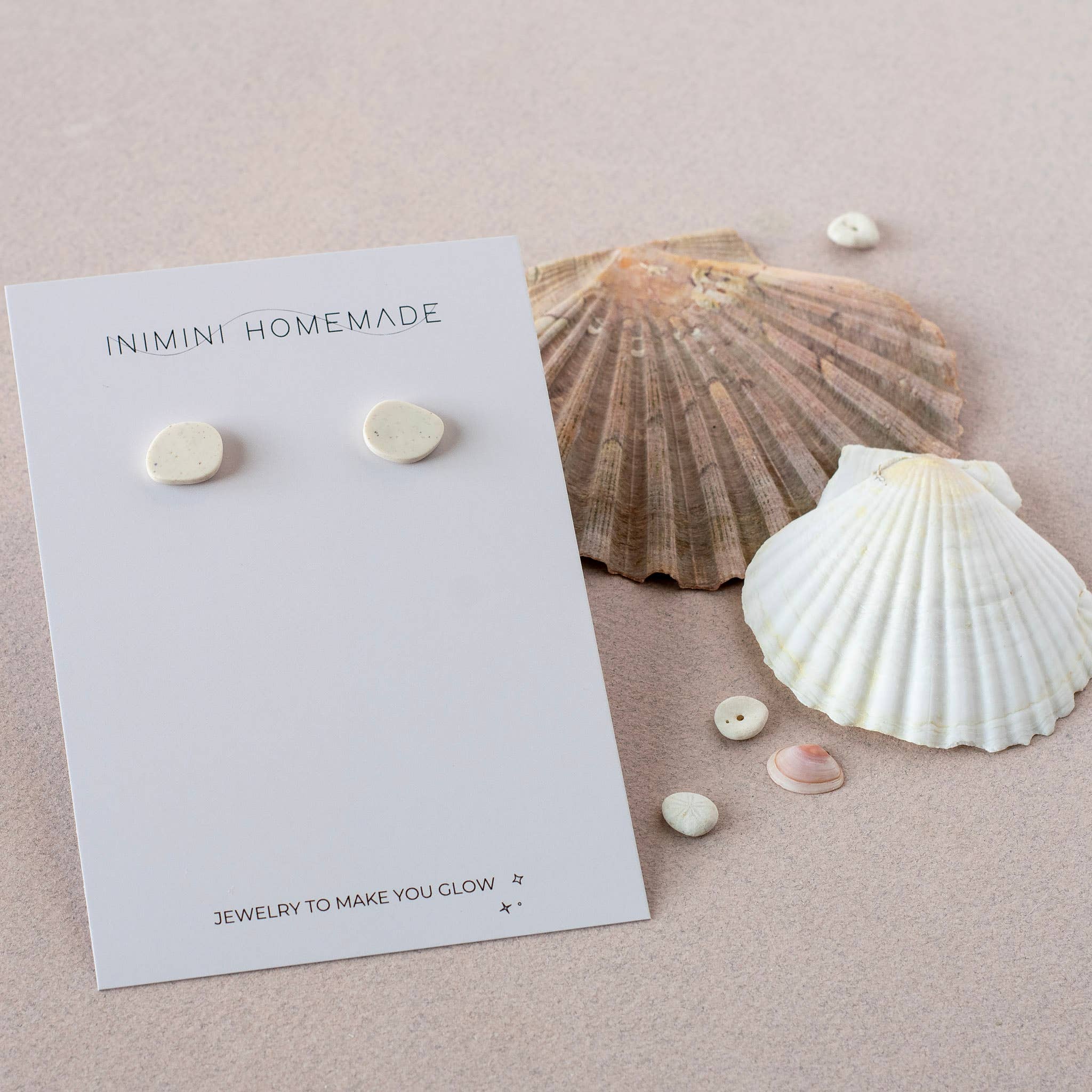 Inimini Homemade - Vendita all'ingrosso Orecchini pendenti - organico: stud + catena24