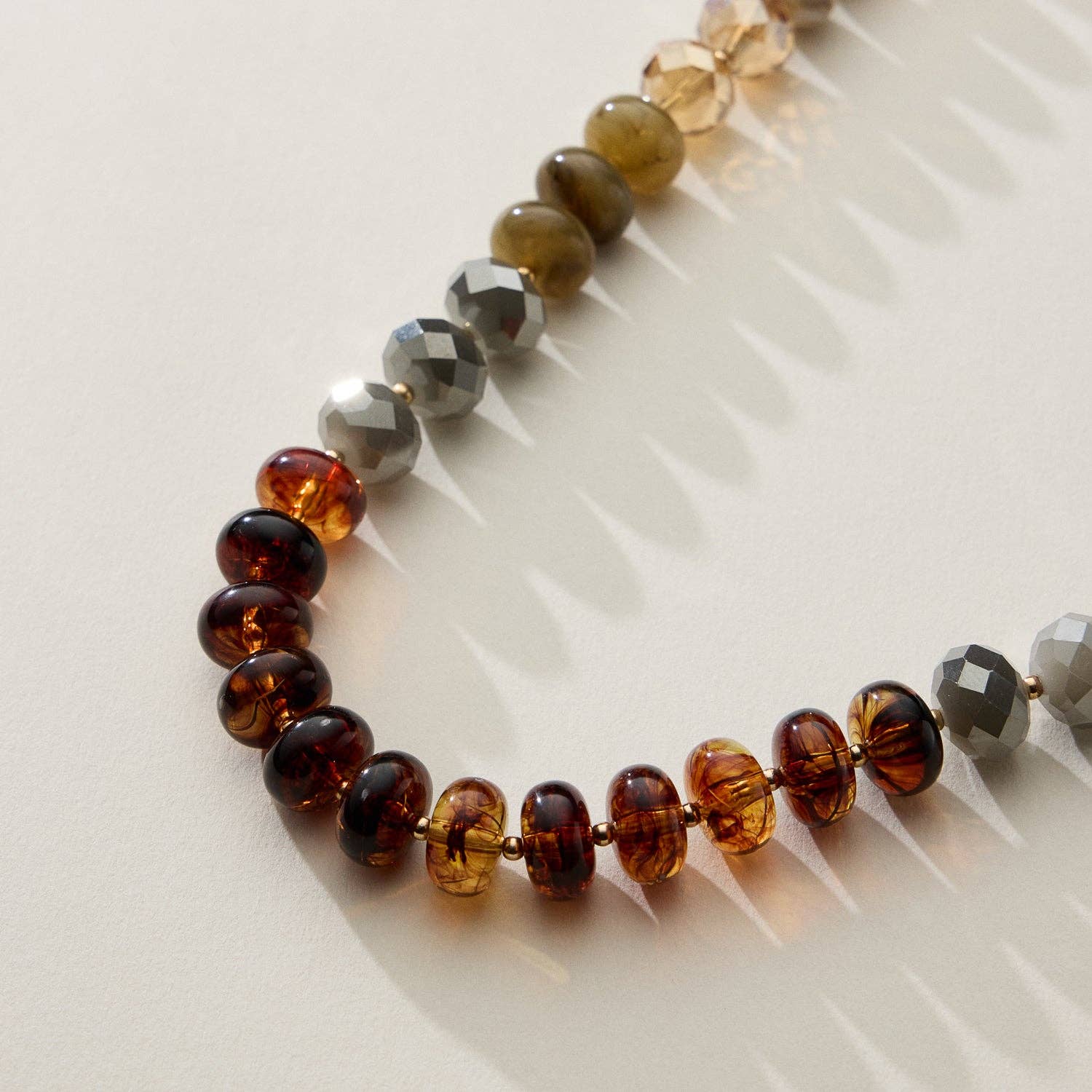 Frem - Wholesale Beaded/Pearl Necklace - Mixed Bead Short Necklace with Adjustable Length3