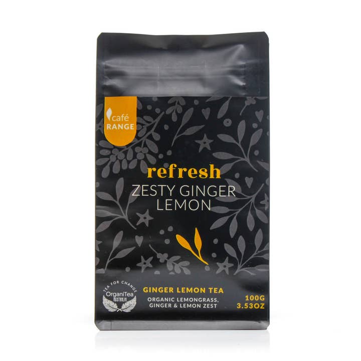 Refresh Zesty Ginger Lemon for wholesale by Organitea Australia