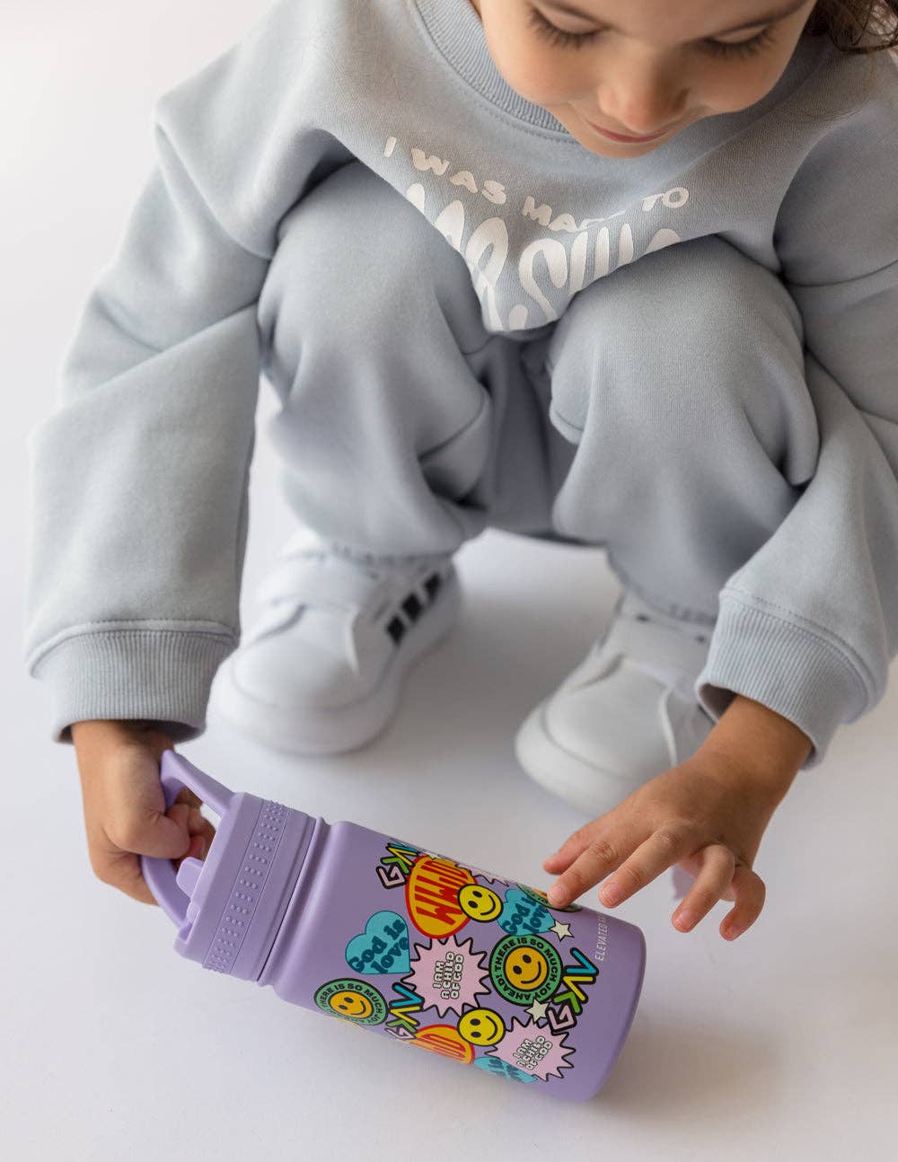 Elevated Faith - Wholesale Water Bottle - Sticker Collage Kids Water Bottle4