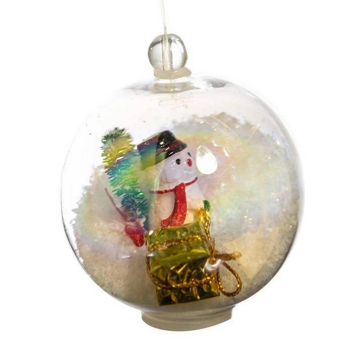 Bubbelprydnad med semester och snö 2.25" för wholesale av Sea Creations