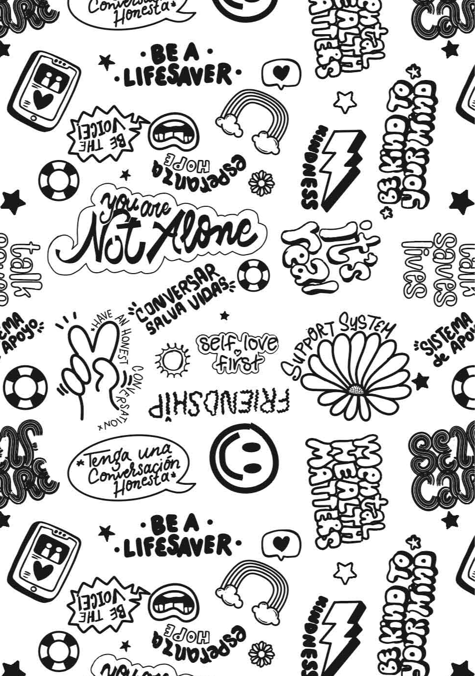 Giftiply - Wholesale Flat Wrap - Words of Affirmation - Charity Eco-Friendly Wrapping Paper1