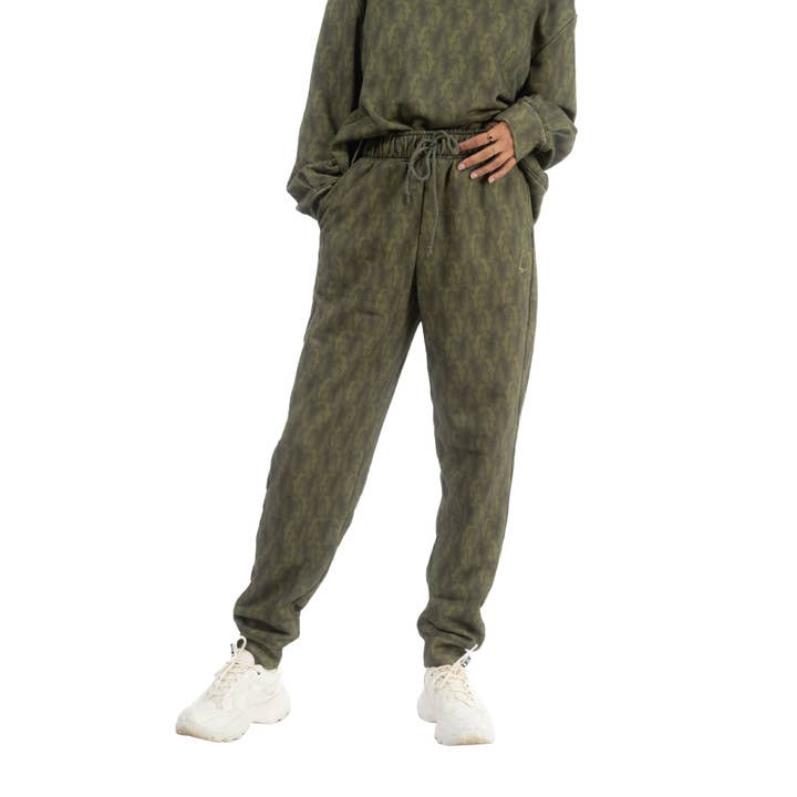 ADEL joggingbukser med lynlås i khaki for engroshandel hos Luce Wear