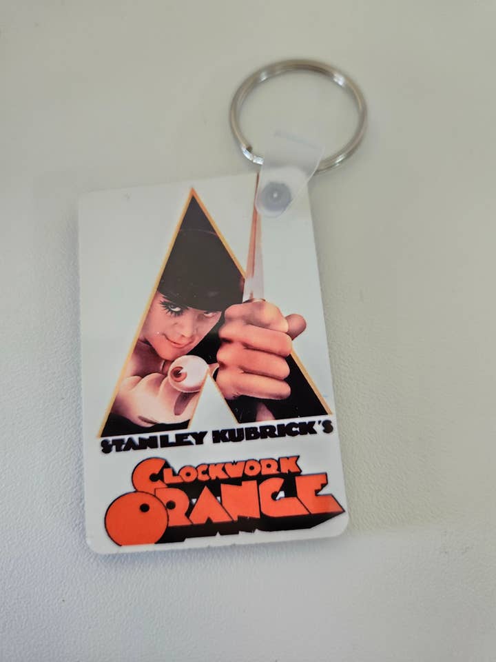 Horror Keyring High Gloss Sublimated MDF for wholesale by Crow Butterfly Horror