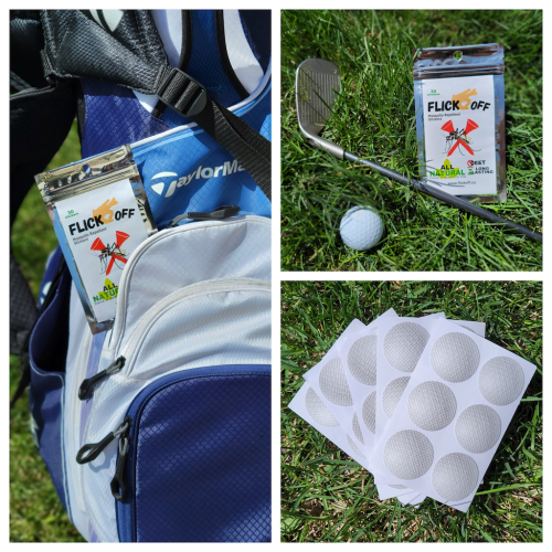 Flick Off - Wholesale Insect Repellent - Mosquito Repellent Stickers - Single Sheets (6 Stickers)6