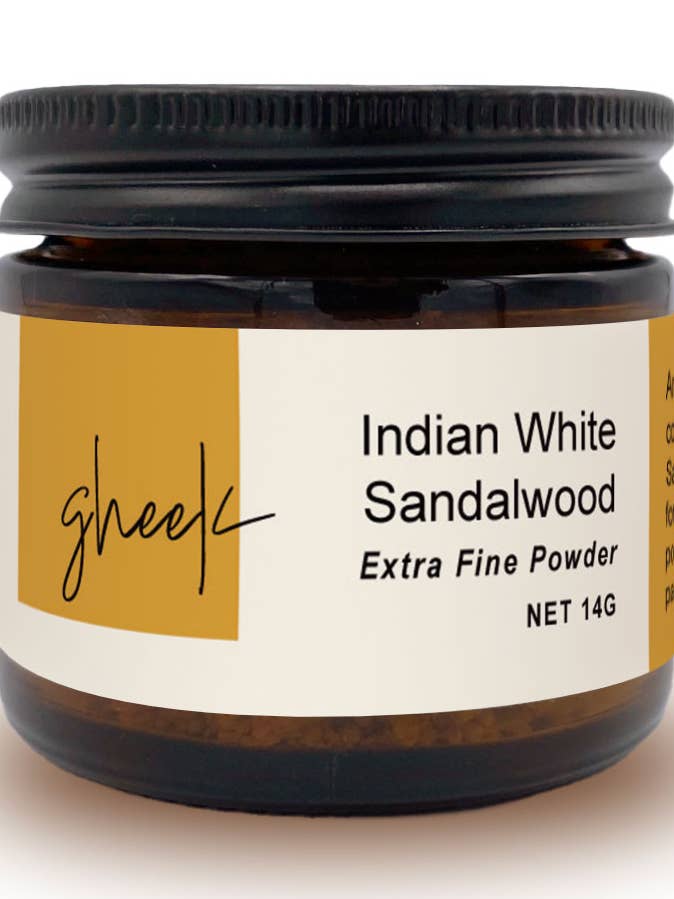 Indian White Sandalwood, Extra Fine Powder - 14g for wholesale by Pure Indian Foods
