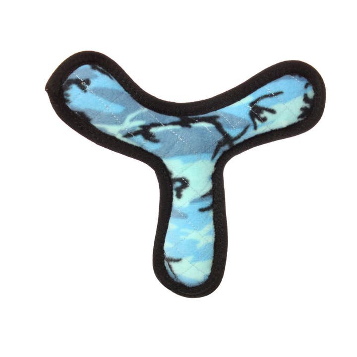 Tuffy Dog Toys - VIP Products - Wholesale Pet Squeaky Toy - Dog - Tuffy Ultimate Boomerang - Camo Blue, Squeaky Dog Toy3