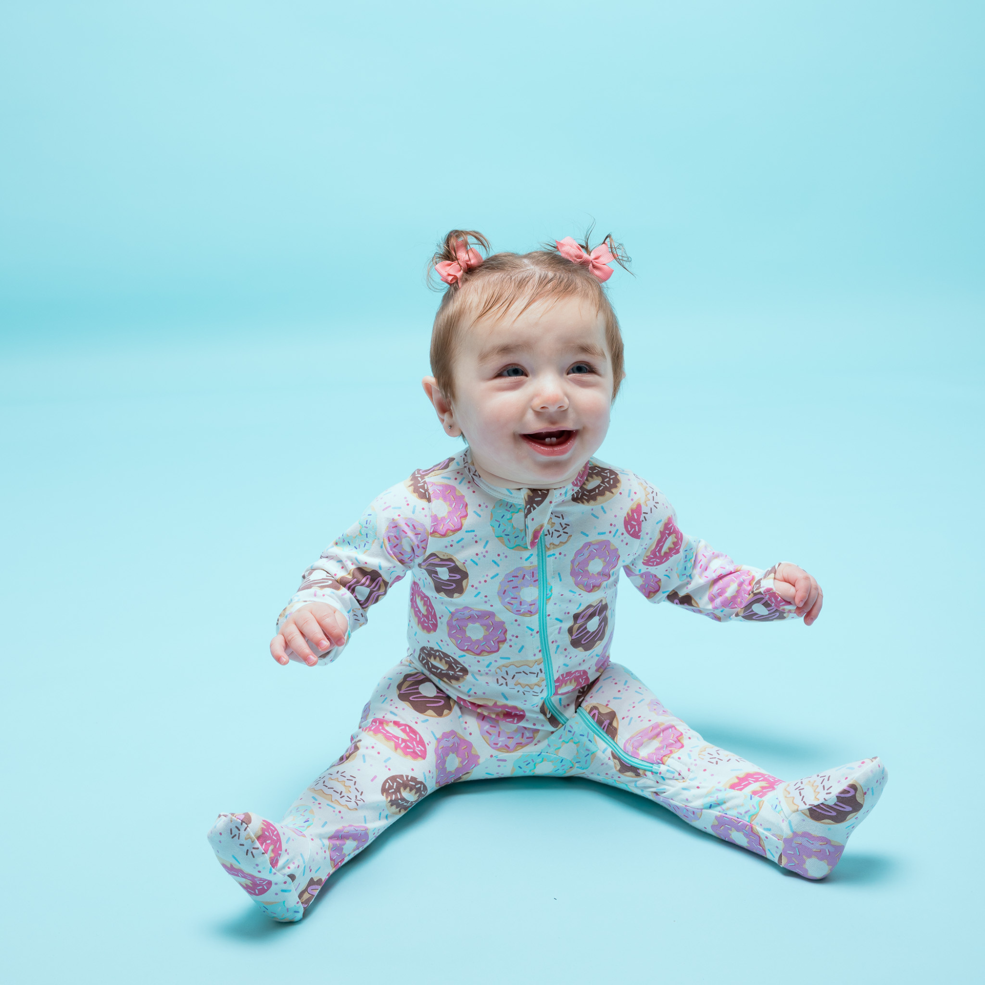 Norani Baby - Wholesale Bodysuit (Footed) - Baby - Donuts Organic Footed Onesie3