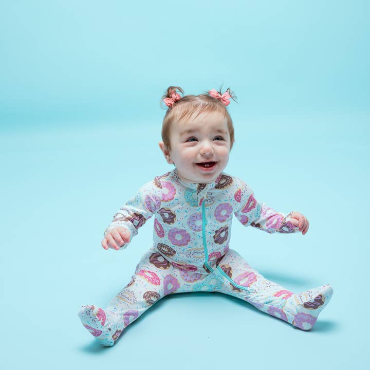 Norani Baby – Engroshandel Footie i én del - Baby – Donuts Organisk Footed Onesie3