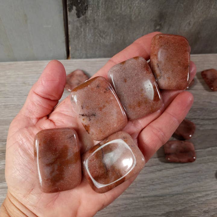 Keystone Crystals - Wholesale Spiritual Stone/Crystal - Gemstone Rectangle Worry Stones – Calming Crystals