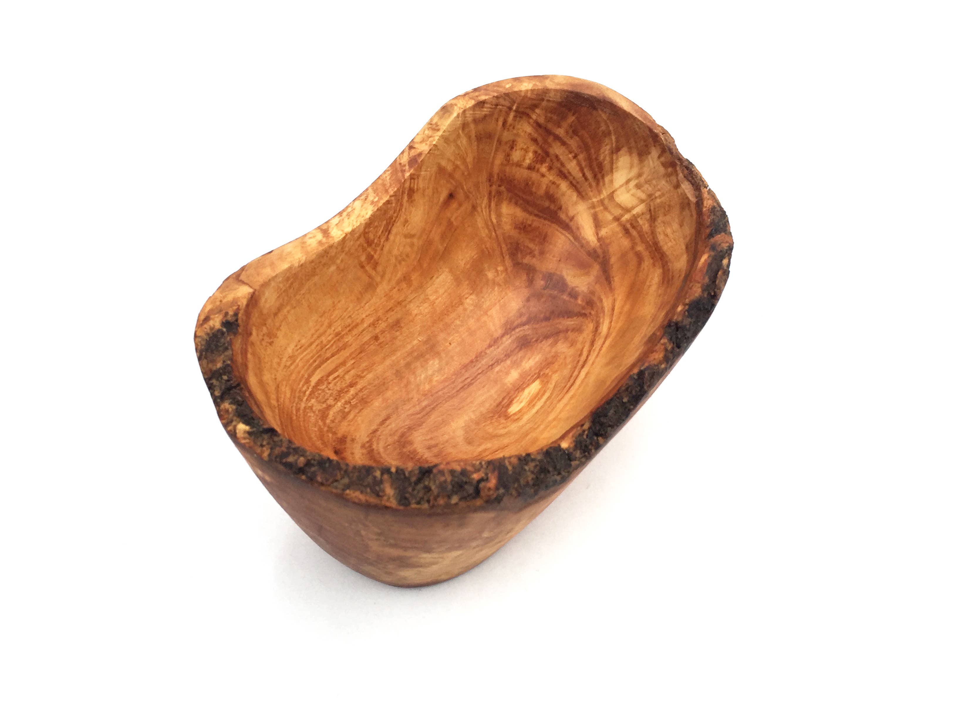 medina mood - Wholesale Bowl - Rustic oval bowl handmade from olive wood0