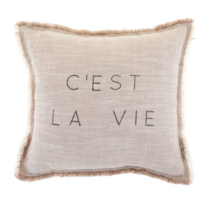 Santa Barbara Design Studio by Creative Brands - Wholesale Throw/Decorative Pillow - Square Pillow - C'est La Vie