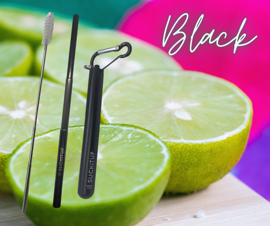 Suck It Up Straws - Vente Paille - Pailles métalliques télescopiques avec étui pour porte-clés et brosse de nettoyage48