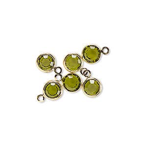 The Vintage Pearl - Wholesale Individual Charm/Pendant - You're A Gem Charm (gold)7