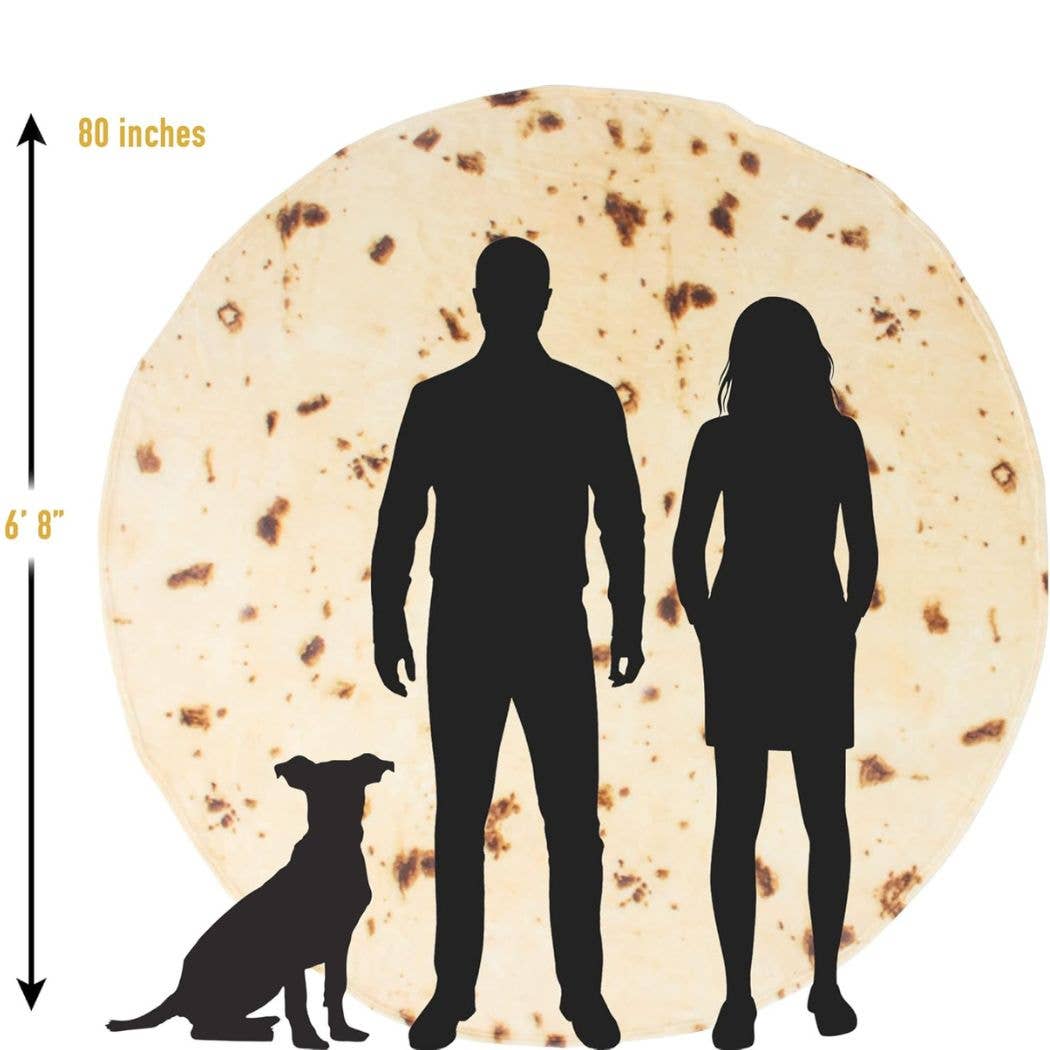 Zulay Kitchen - Vendita all'ingrosso Plaid - Coperta per burrito, motivo: tortilla con farina31