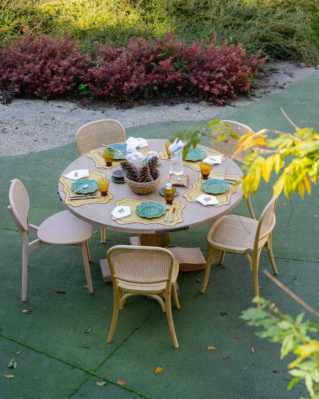 Mariaida Home - Wholesale Placemat - Individual Breeze, Mustard with Chestnut3