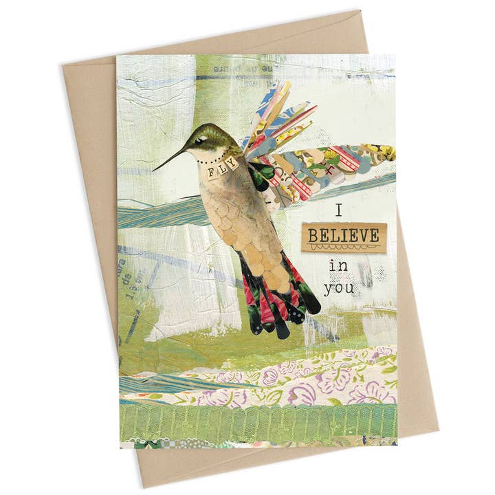 Kelly Rae Roberts - Wholesale Encouragement Card - I Believe In You Encouragement Card4