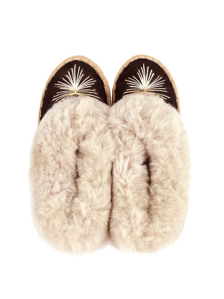 Moonrise - Wholesale Pantoffels - Dames - Moonrise Ladies Sheepskin Slippers Mirri2