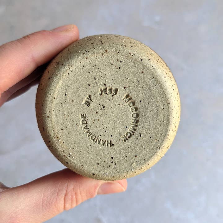 Jess McCormick Pottery – wholesale Coffee mug – FJORD double espresso cup 125ml, Handmade 4 oz ceramic mug4