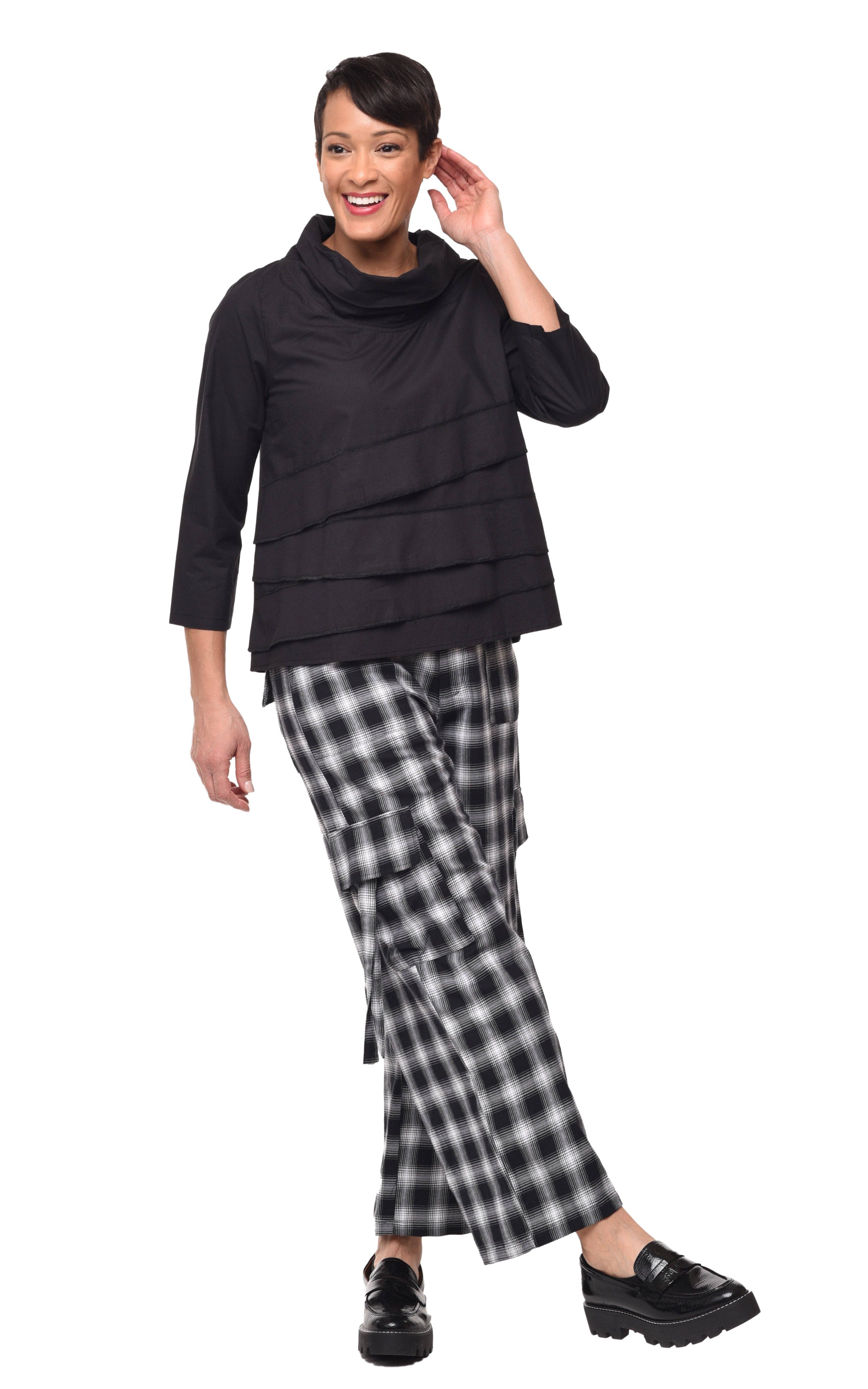 Tulip Clothing – Großhandel Bluse – Damen – CV1125 Luana Top in Schwarz*1