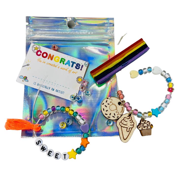 DIY CHARM BRACELET KIT SWEET TREATS for wholesale by Sadie’s Moon