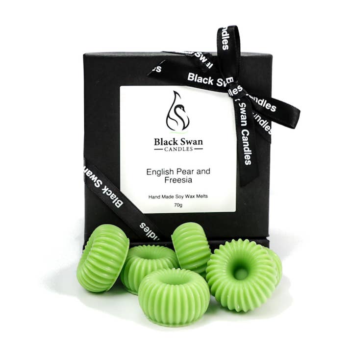 Black Swan Candles - English Pear & Freesia Wax Melts for wholesale by Black Swan Candles