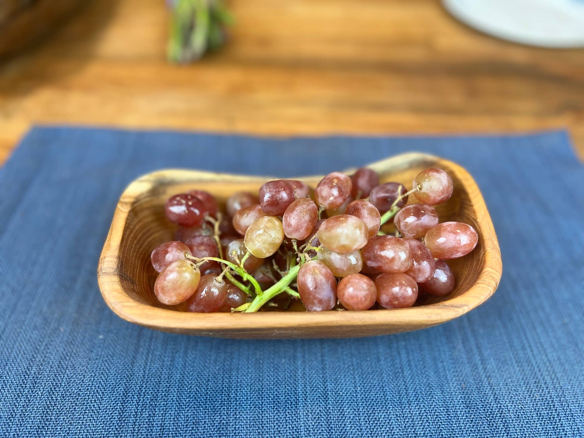 Tuckahoe Hardwoods - Wholesale Bowl - Salvaged Teak Root Oval Rustic Bowls - Hand Carved - Small5