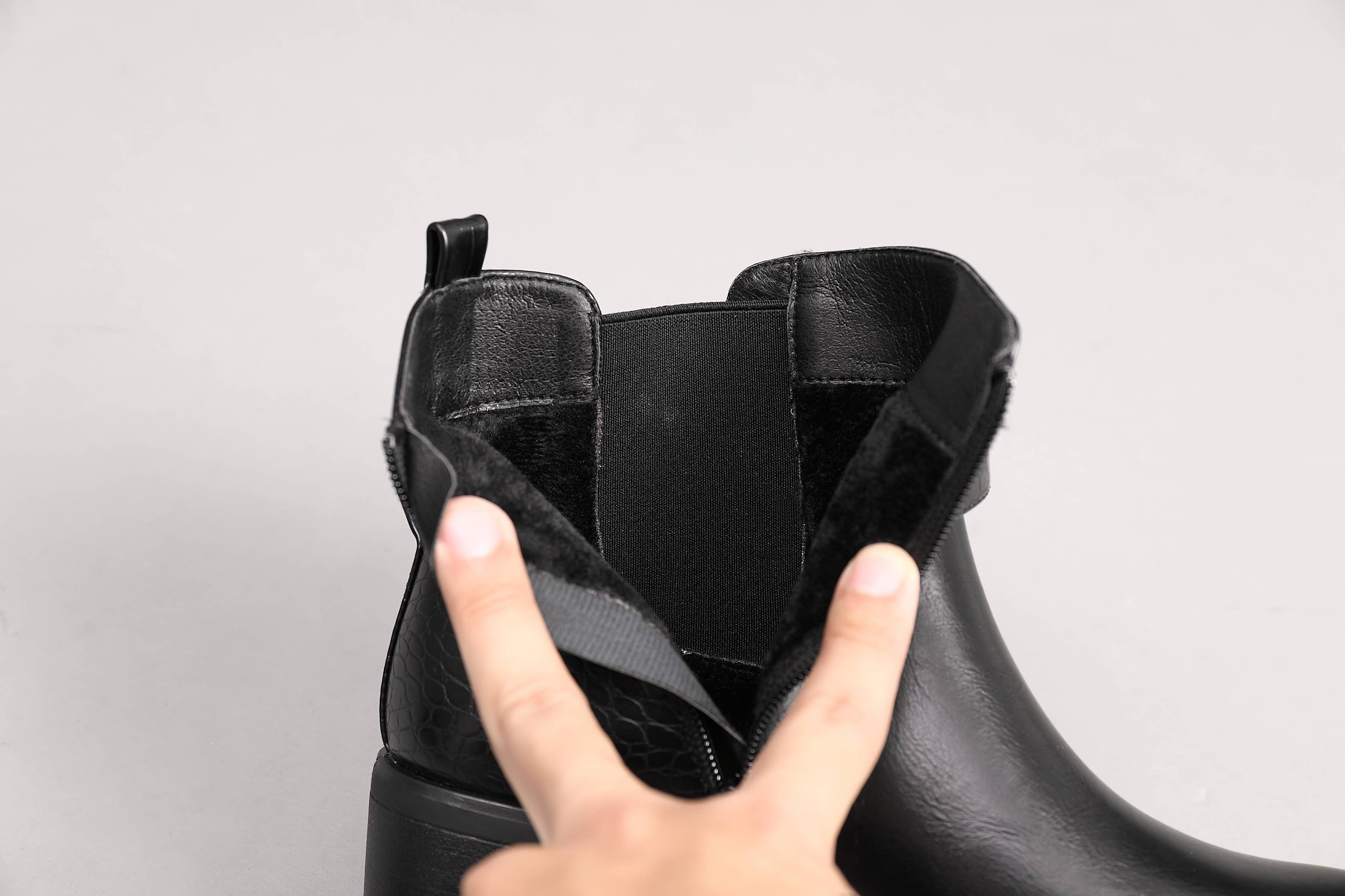 Top Staka - Wholesale Booties – Women's - A2351 Croc Mock Chic Ankle boots4