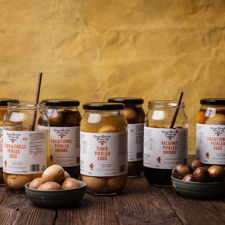 GingerBeard's Preserves – wholesale Pickled vegetables – Chilli Pickled Onions1