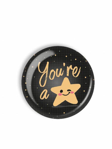 Badge Reel Topper - You’re A Star - Clip Mount for wholesale by Snarkynurses