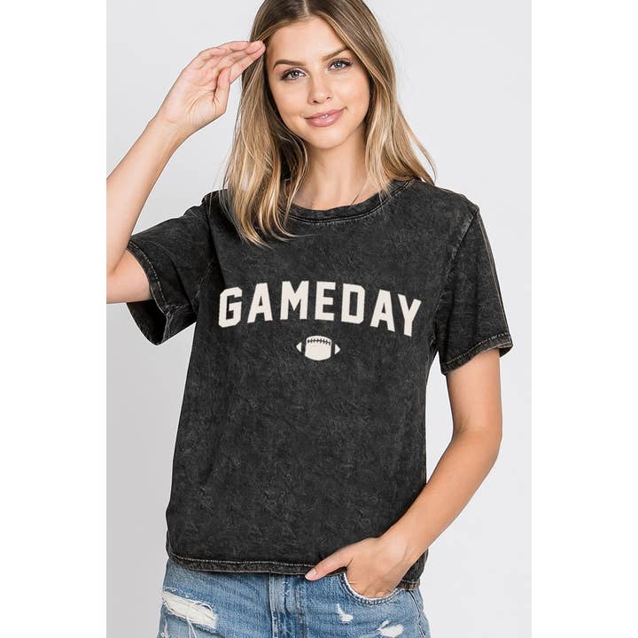 GAMEDAY MINERAL GRAPHIC TOP for wholesale by HRTandLUV