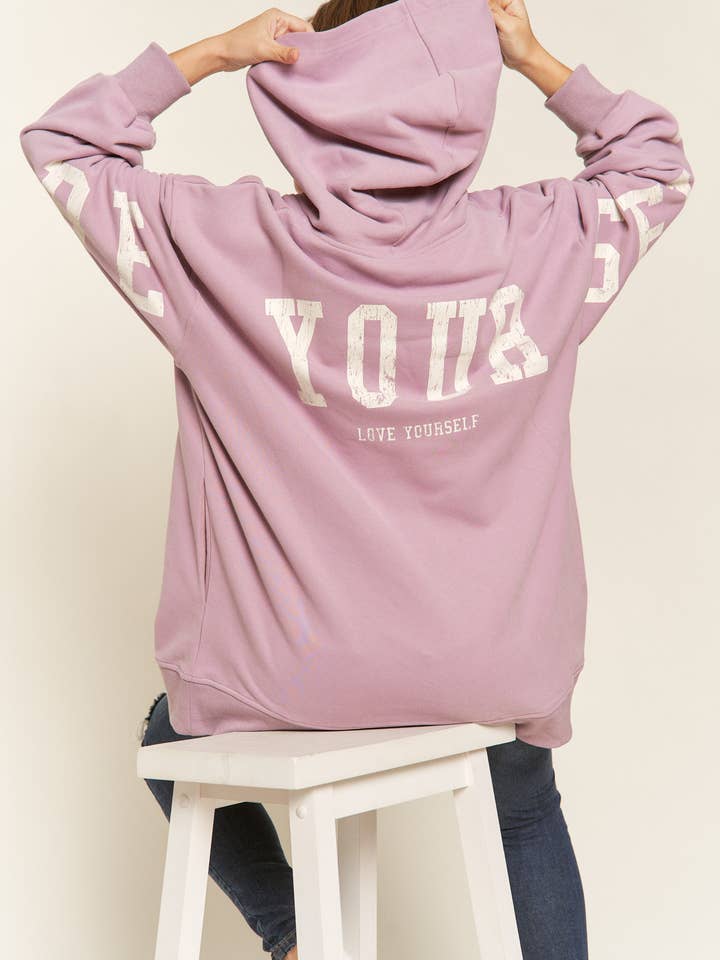 JADE BY JANE - Wholesale Hoodie - Women's - BE YOURSELF HOODIE SWEATER - JJT6145