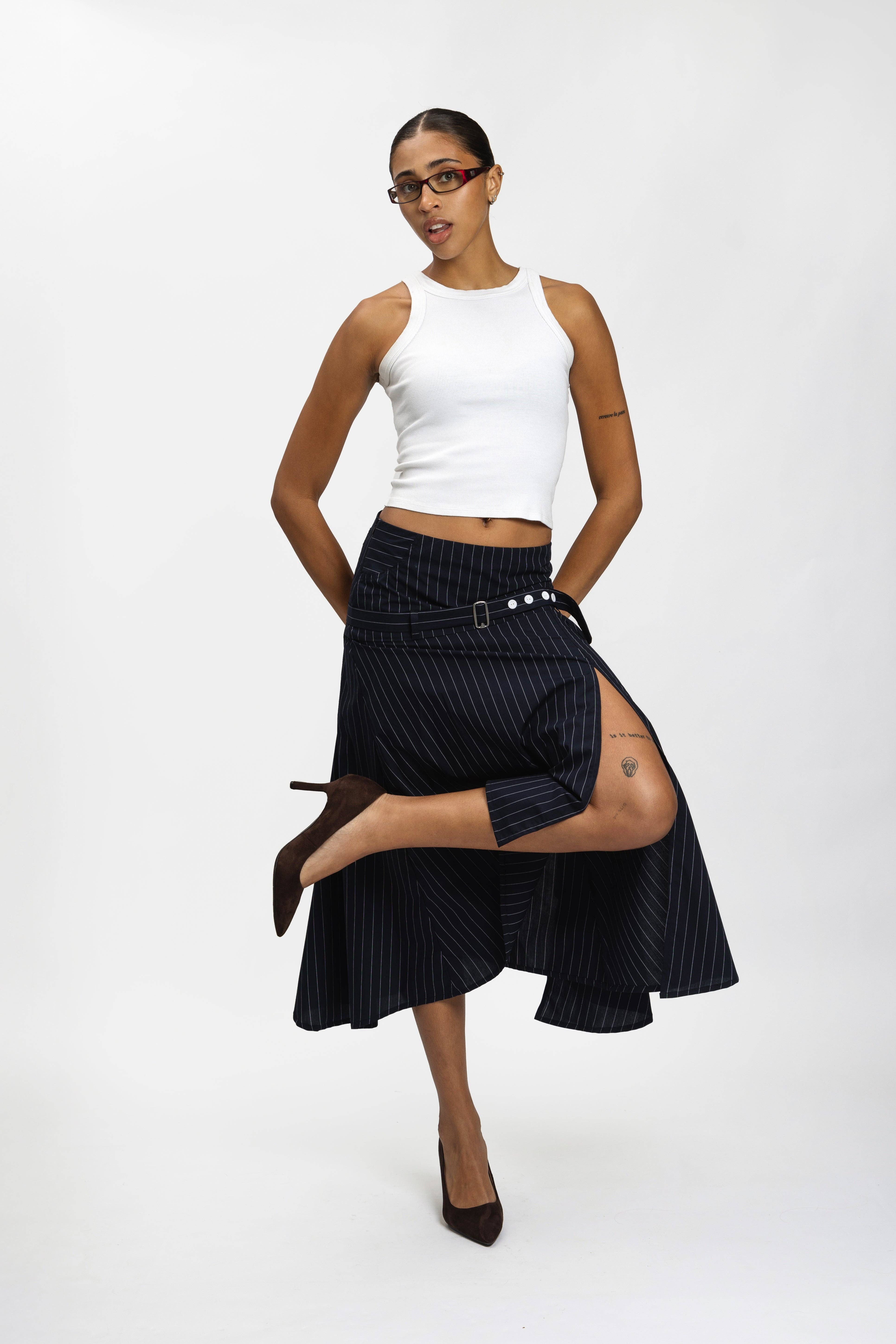 Belkys Studio - Wholesale Skirt - Women's - Penelope Buckle Skirt2