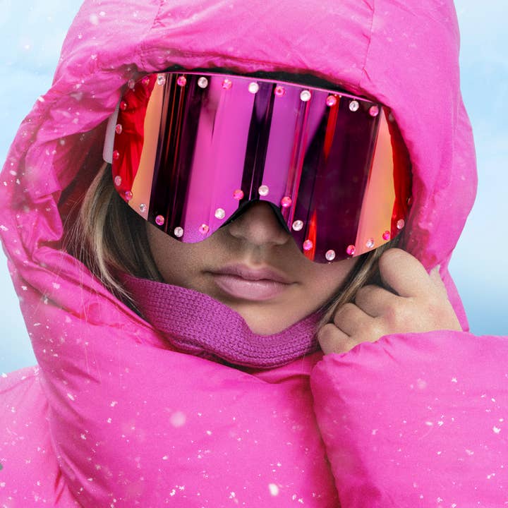 Bling2o - Wholesale Ski Goggles - Kids & Baby - Shine Pink Ski Goggle1