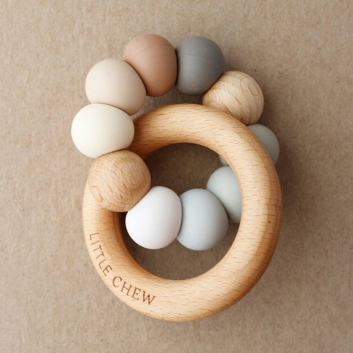 Little Chew - Wholesale Bijtring - Baby - Bijtring met ring - Iris0