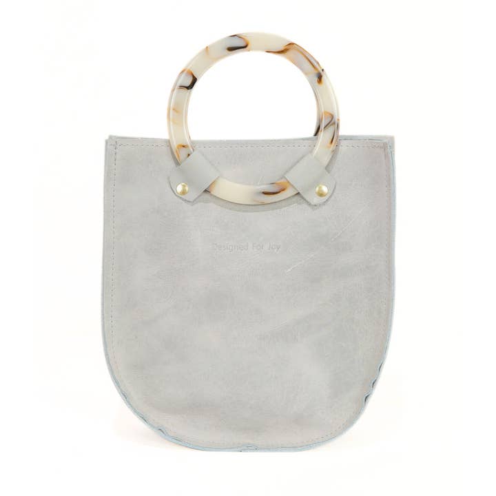Designed For Joy - Vente Tote bag – femme - Fourre-tout en cuir à poignée annulaire, taille moyenne - The Lottie3