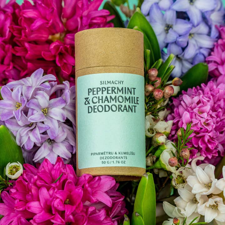 SILMACHY cosmetics - Wholesale Deodorant - Unisex - Natural Peppermint & Chamomile Deodorant Stick aluminum-free